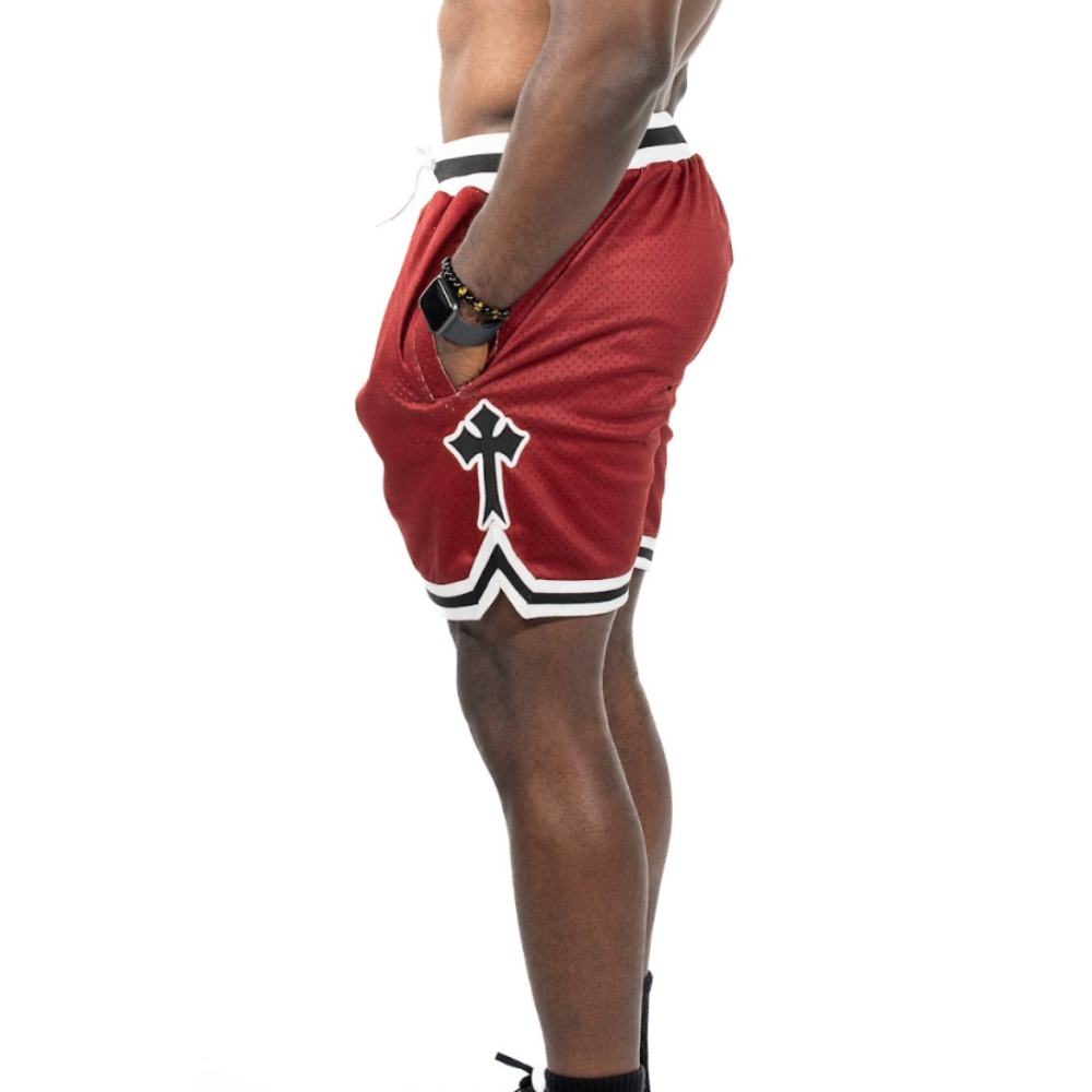 Infinitus Champ Shorts - Burgundy